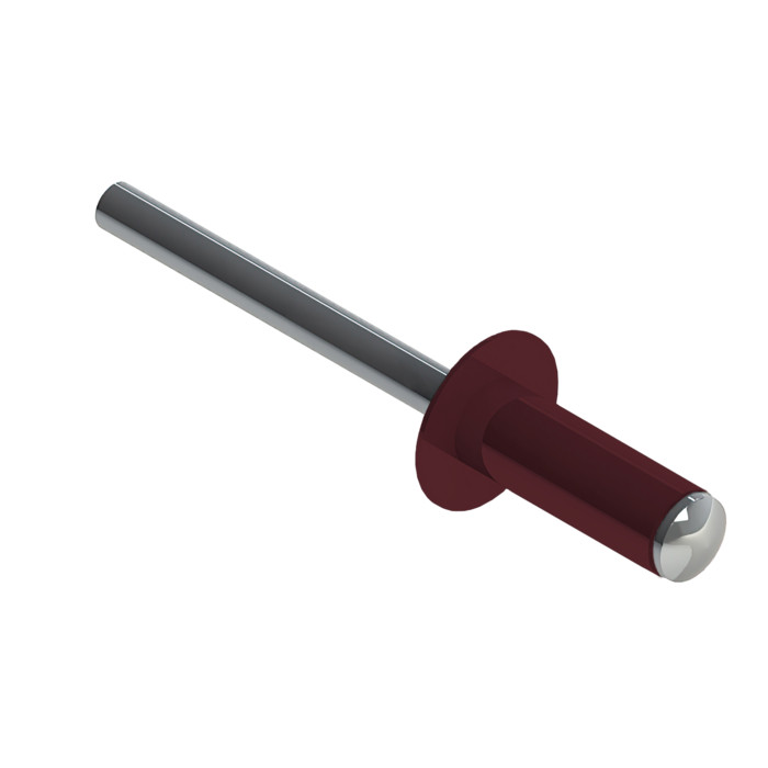Заклёпка вытяжная Daxmer 3,2х8 RAL 3005 (20х1000шт) ал/ст