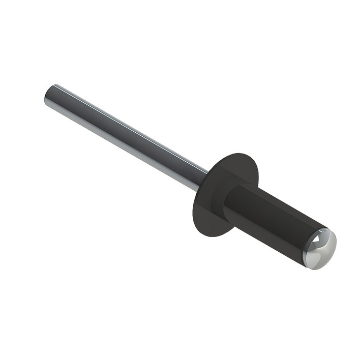 Заклёпка вытяжная Daxmer 4,8х12 RAL 7022 (500шт) нерж/нерж