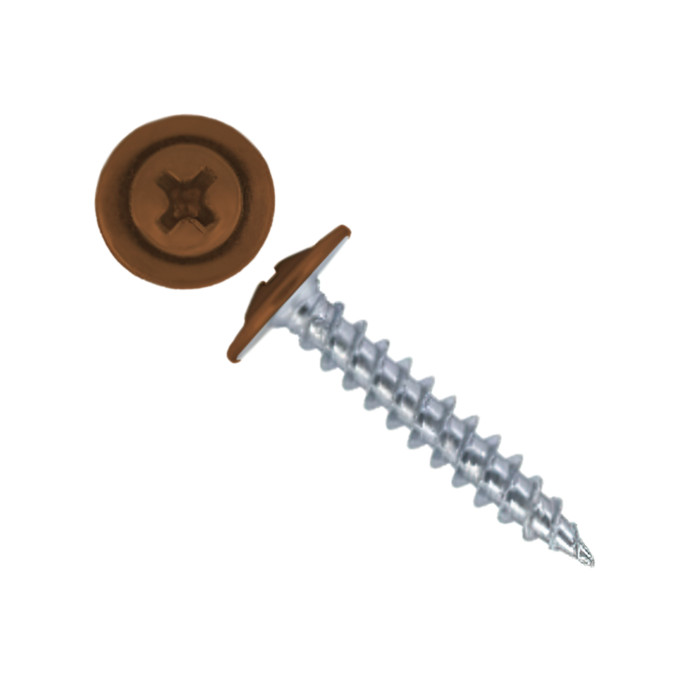 Саморез ПШ 4,2х25 (500шт) шлиц PH2 RAL 8001