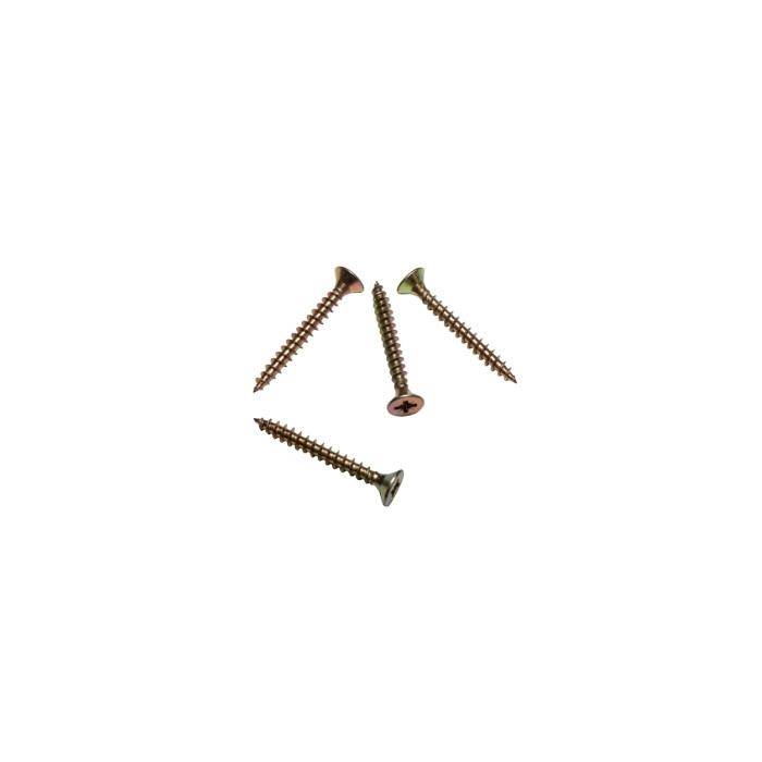 Саморез Rizzel Pz 3,0х30 (800шт) шлиц Pz2 желтый цинк (короб)