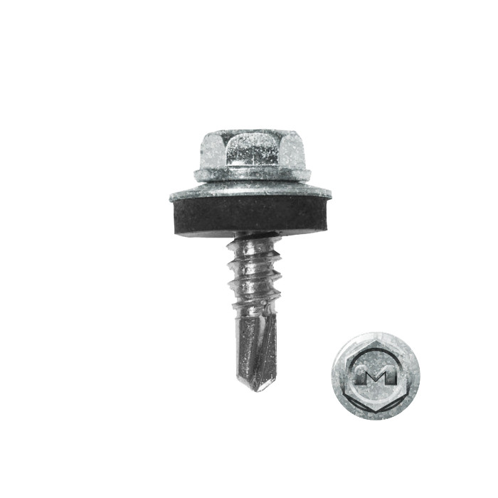 Саморез по металлу Daxmer 5,5х19 (250шт) сверло №3 цинк